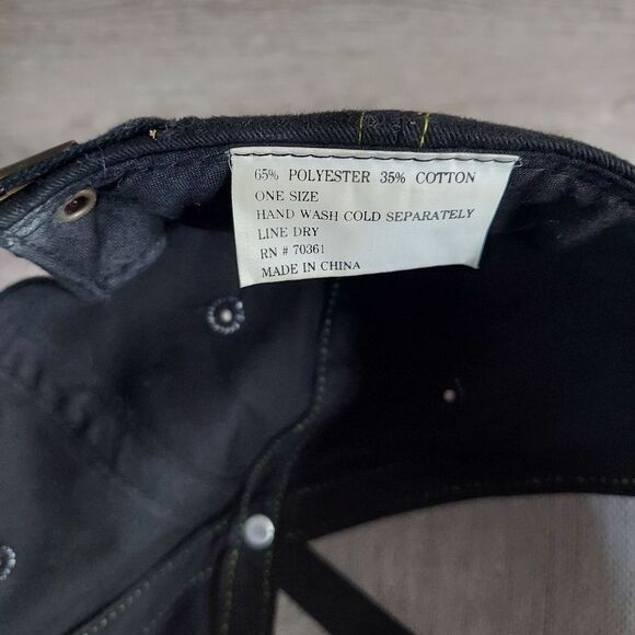 Vintage Disneyland Mickey Inc. Black Adjustable Strapback Hat - Picture 7 of 7